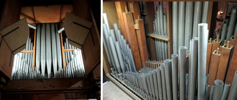 Vistes dels tubs de l'Orgue