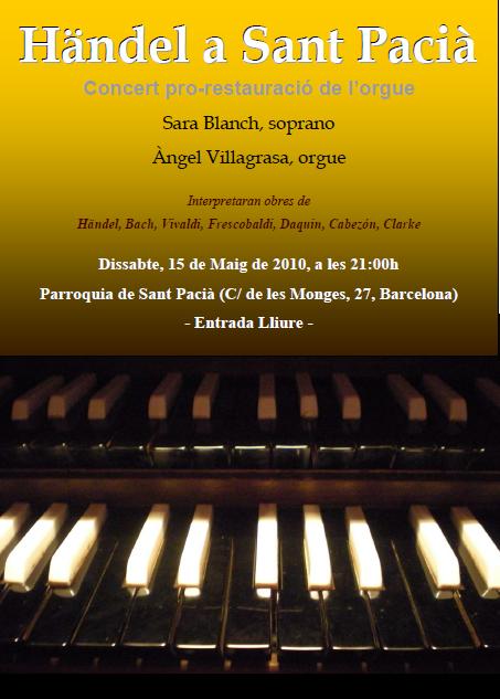Concert d'orgue del 15/05/2010 Concert d'orgue del 15/05/2010