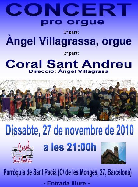 Concert d'orgue del 27/11/2010 Concert d'orgue del 27/11/2010